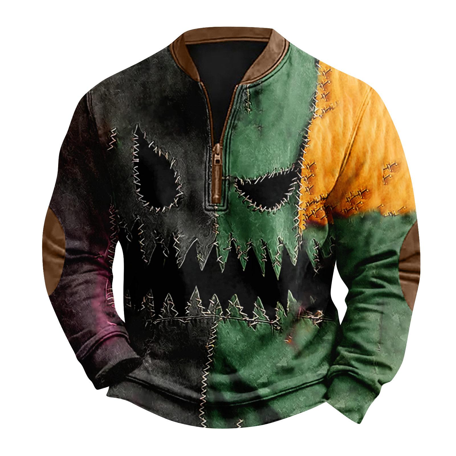 Мужская повседневная модная рождественская принтованная толстовка без капюшона, широкая мужская свободная толстовка с капюшоном и воротником-стойкой XL хаки
Мужская повседневная модная рождественская принтованная толстовка без капюшона, широкая мужская свободная толстовка с капюшоном и воротником-стойкой XL хаки