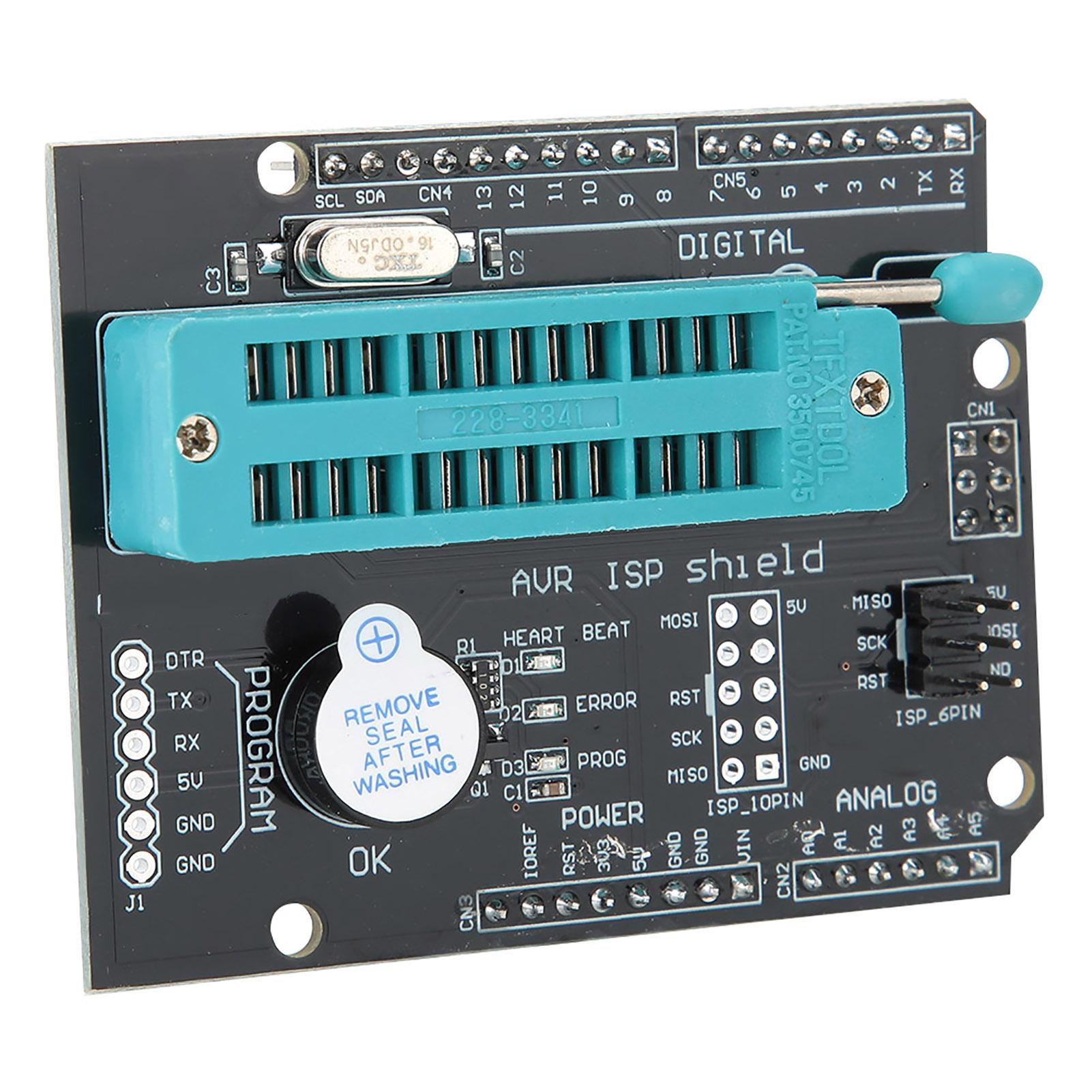 AVR ISP Shield Burning Burn Bootloader Programmer for Development Expansion Board
AVR ISP Shield Burning Burn Bootloader Programmer for Development Expansion Board