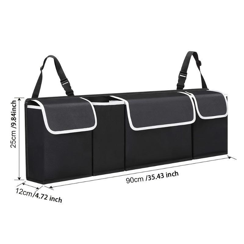 Car Trunk Organizer Waterproof Collapsible Cargo Storage Bag Hanging Seat Back Storage Organizer Car Interior Accessories чорний
Car Trunk Organizer Waterproof Collapsible Cargo Storage Bag Hanging Seat Back Storage Organizer Car Interior Accessories чорний