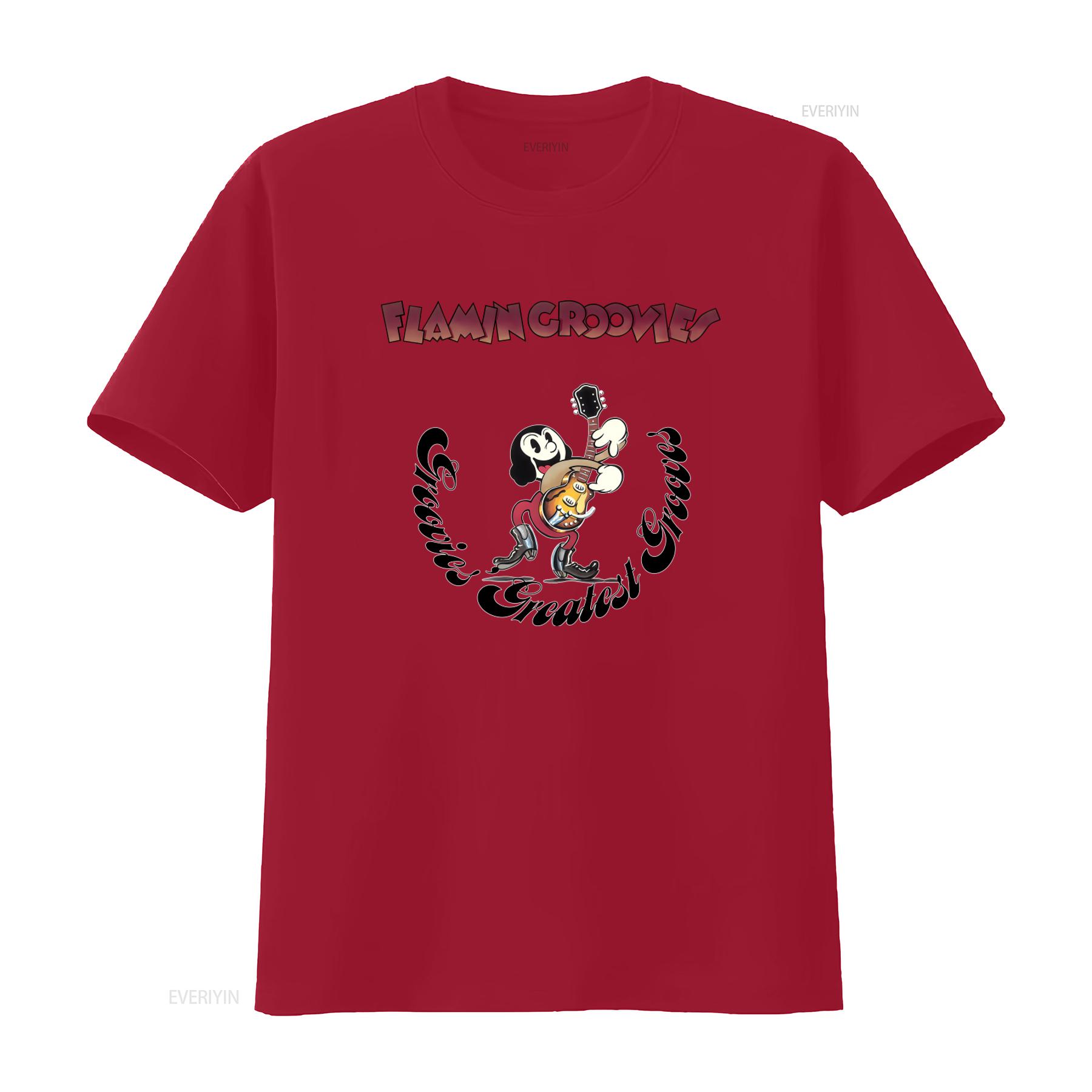 Flamin Groovies Rock Band T Shirt Greatest Grooves Design by Roy Loney Cyril vintage Washed Breathable designer clothes S
Flamin Groovies Rock Band T Shirt Greatest Grooves Design by Roy Loney Cyril vintage Washed Breathable designer clothes S