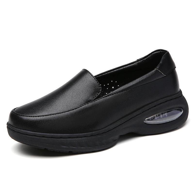 Туфли медсестры на воздушной подушке женские мягкие подошвы дышащие и не утомляют ноги, осень и зима новые нескользящие толстые подошвы увеличивают рост, удобные 42 чёрный
Туфли медсестры на воздушной подушке женские мягкие подошвы дышащие и не утомляют ноги, осень и зима новые нескользящие толстые подошвы увеличивают рост, удобные 42 чёрный