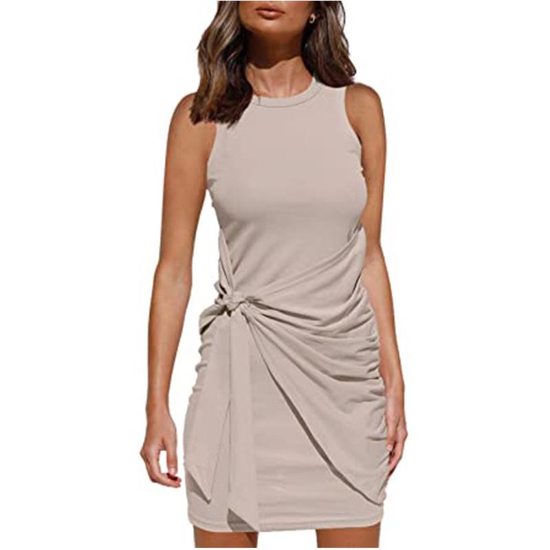 Sleeveless Round Neck Pleated Bow Belt Irregular Dress (9666#2021) – European Best Seller Large абрикосовий
Sleeveless Round Neck Pleated Bow Belt Irregular Dress (9666#2021) – European Best Seller Large абрикосовий