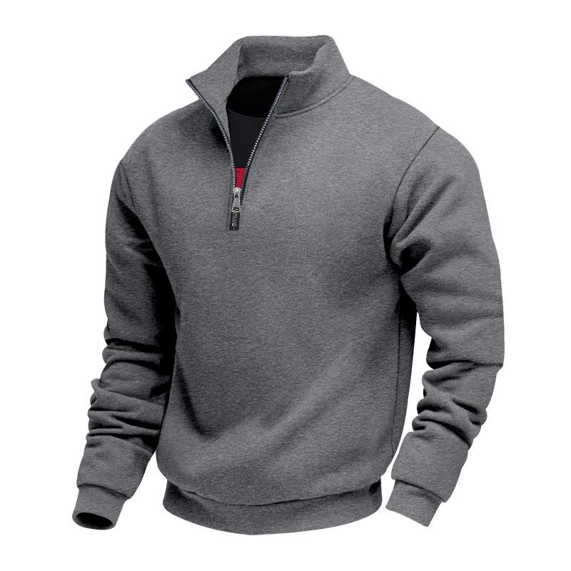 Multicolor Men s Half-Zip Fleece-Lined Stand Collar Long-Sleeve Pullover Hoodie (Autumn/Winter) Medium темно-сірий
Multicolor Men s Half-Zip Fleece-Lined Stand Collar Long-Sleeve Pullover Hoodie (Autumn/Winter) Medium темно-сірий