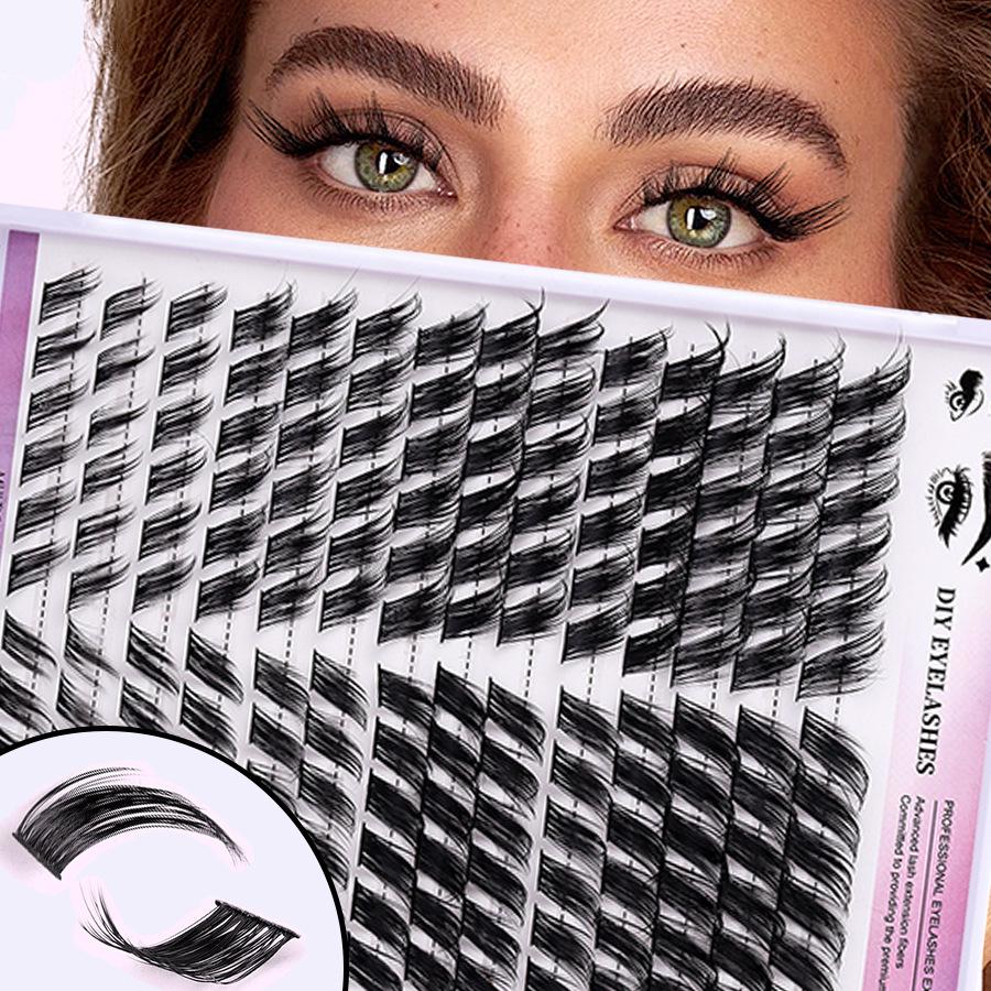 European & American Style Faux Mink Cluster Lashes - Natural Look, Self-Adhesive Segmented Extensions
European & American Style Faux Mink Cluster Lashes - Natural Look, Self-Adhesive Segmented Extensions