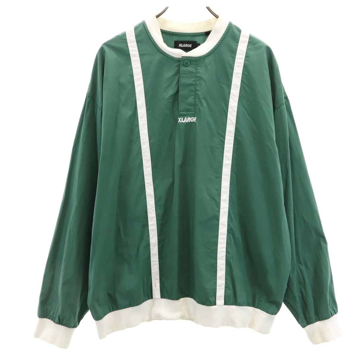 XLARGE Long sleeve pullover shirt L green Men s Used
XLARGE Long sleeve pullover shirt L green Men s Used