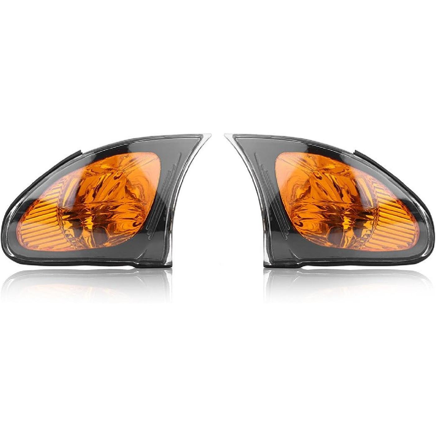 ARAMOX Corner Light Cover, A Pair of Corner Light Lens Turn Light Cover Yellow Lens Fitment for E46 3-Series 4DR 2002-200
ARAMOX Corner Light Cover, A Pair of Corner Light Lens Turn Light Cover Yellow Lens Fitment for E46 3-Series 4DR 2002-200