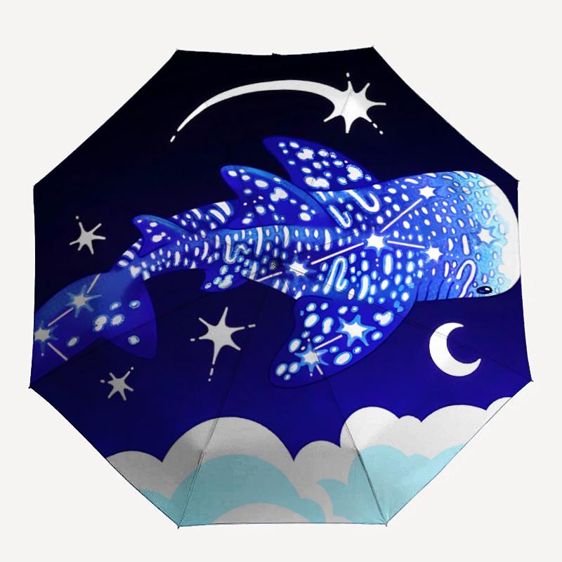 1pc Whale Shark Sky Automatic Open/Close Umbrella 8-Rib Strong Frame, Portable Travel Umbrella for Women & Men, 072
1pc Whale Shark Sky Automatic Open/Close Umbrella 8-Rib Strong Frame, Portable Travel Umbrella for Women & Men, 072