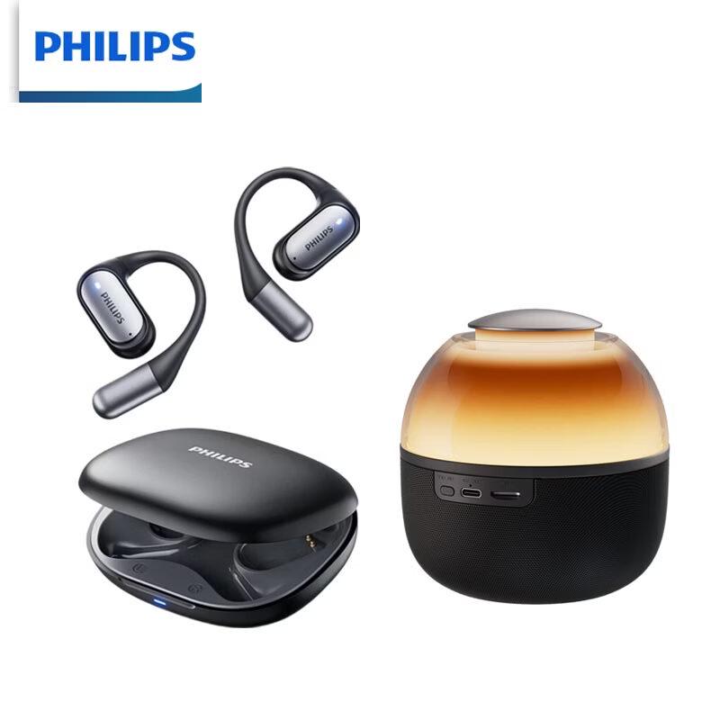 Philips TAA3719 Bone Conduction Headset & TAS2009 Bluetooth Speaker Bundle
Philips TAA3719 Bone Conduction Headset & TAS2009 Bluetooth Speaker Bundle