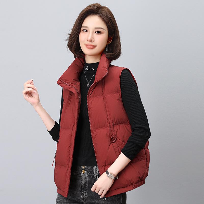 Women s High-End Loose Down Vest - Autumn/Winter 2024 Fashionable White Duck Outerwear M (suggested under 115 jin) чёрный
Women s High-End Loose Down Vest - Autumn/Winter 2024 Fashionable White Duck Outerwear M (suggested under 115 jin) чёрный