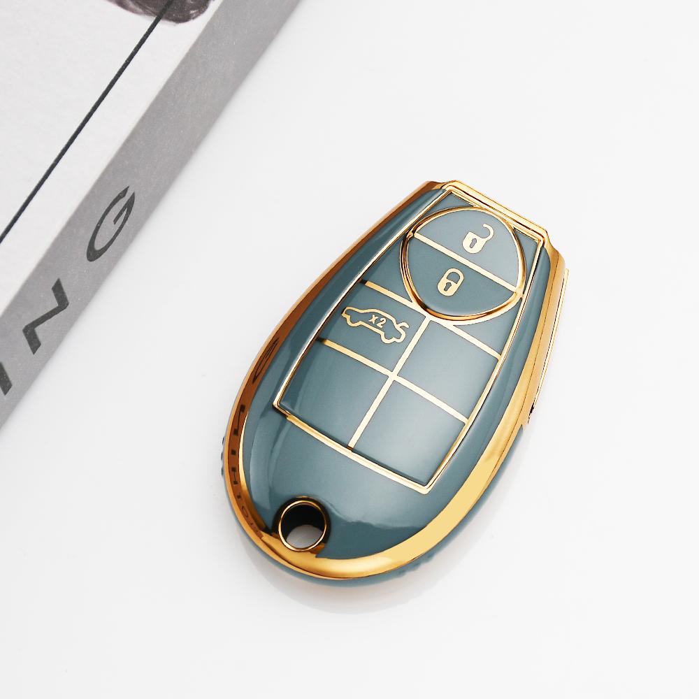 3 Buttons Auto Keyless for Dodge Chrysler Magnum Challenger Charger Ram 1500 2500 3500 4500 Fobik Holder Bag Car Key Case Cover сірий
3 Buttons Auto Keyless for Dodge Chrysler Magnum Challenger Charger Ram 1500 2500 3500 4500 Fobik Holder Bag Car Key Case Cover сірий