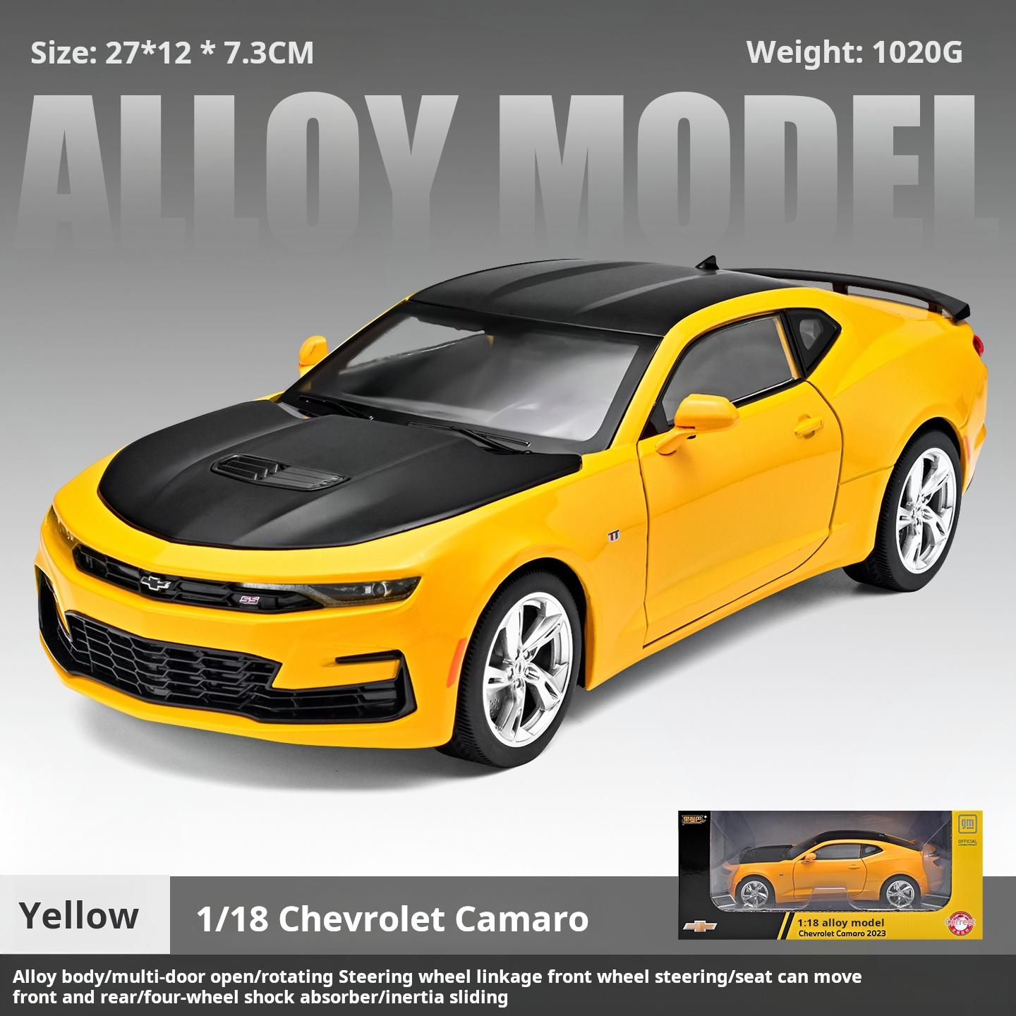 1:18 Scale Bumblebee Chevrolet Camaro Diecast Model Car Children s Toy Car Light & Sound Collectible Display Piece жёлтый
1:18 Scale Bumblebee Chevrolet Camaro Diecast Model Car Children s Toy Car Light & Sound Collectible Display Piece жёлтый