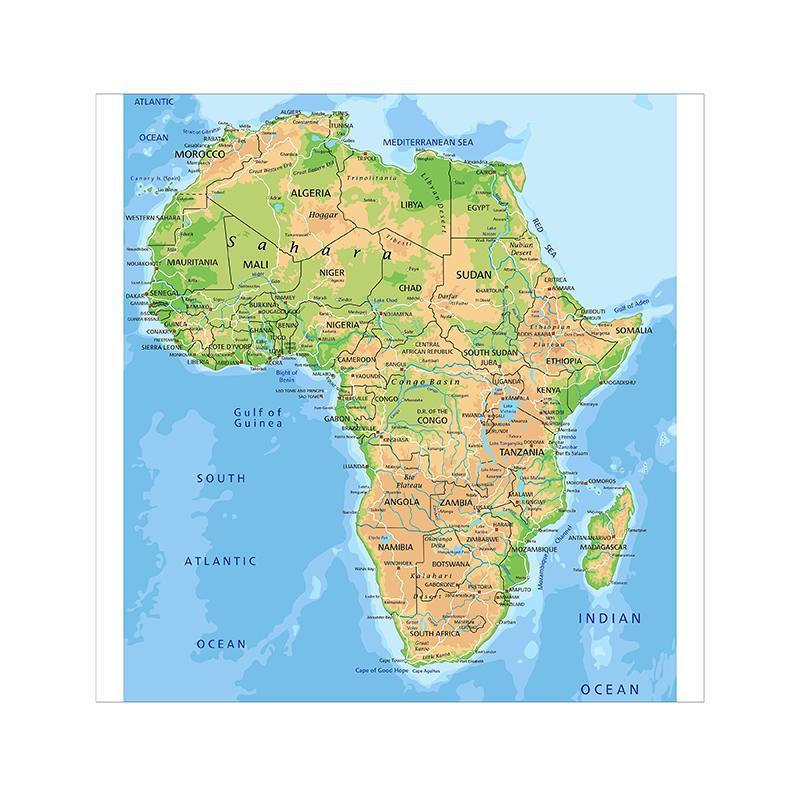2016 Year English Map Series Africa Map Topographic Map Wall Art Travel Gifts Canvas Print for Home Office Classroom 60*60cm
2016 Year English Map Series Africa Map Topographic Map Wall Art Travel Gifts Canvas Print for Home Office Classroom 60*60cm