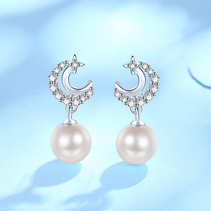 Star Moon Pearl Earrings Women s Light Luxury Temperament Versatile Earrings New Ear Jewelry
Star Moon Pearl Earrings Women s Light Luxury Temperament Versatile Earrings New Ear Jewelry