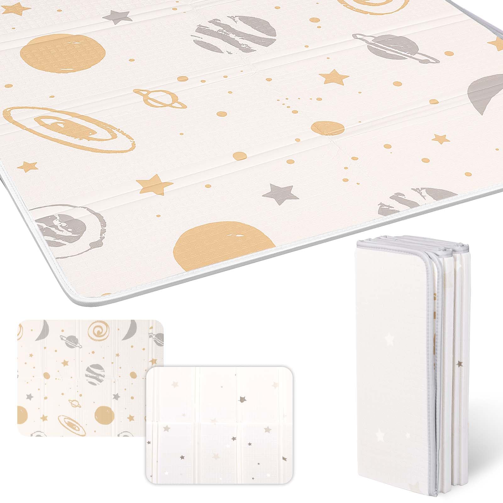 Игровой коврик - Artake Baby Playmat Удобный в хранении коврик для стыков, толстый складной водонепроницаемый звукоизоляционный коврик, детский коврик, ворсовый коврик, белые звезды 200*180*1
Игровой коврик - Artake Baby Playmat Удобный в хранении коврик для стыков, толстый складной водонепроницаемый звукоизоляционный коврик, детский коврик, ворсовый коврик, белые звезды 200*180*1