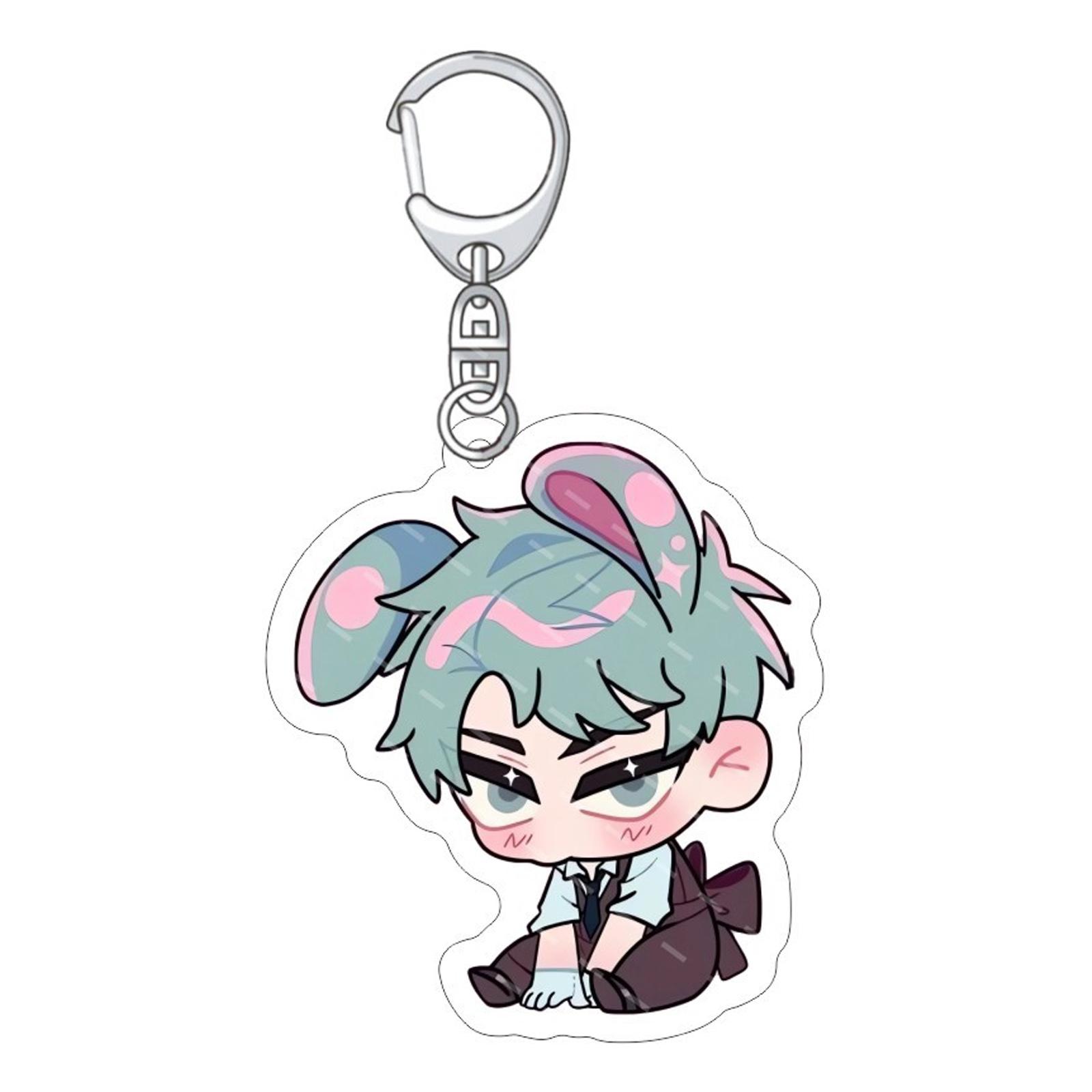 Acrylic Keychain Pendant with Cartoon Character Design Durable Lightweight Portable Accessory for Bags Backpacks and Keys One Size
Acrylic Keychain Pendant with Cartoon Character Design Durable Lightweight Portable Accessory for Bags Backpacks and Keys One Size