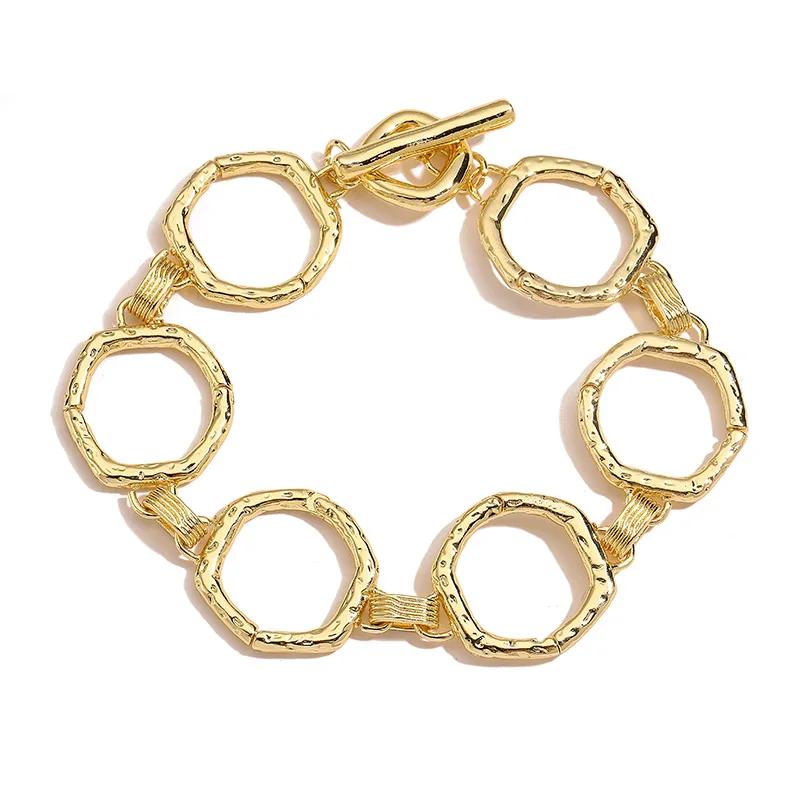 HECHENG,18K Golden Plated Retro Geometric Neutral Metal Couple Bracelet with Adjustable Safety Buckle, Perfect Gift 1 Pcs Other золотой
HECHENG,18K Golden Plated Retro Geometric Neutral Metal Couple Bracelet with Adjustable Safety Buckle, Perfect Gift 1 Pcs Other золотой