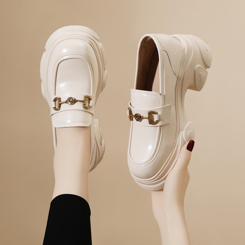 Platform loafers women s leather year new spring and autumn thick heel single shoes British small leather shoes 39
Platform loafers women s leather year new spring and autumn thick heel single shoes British small leather shoes 39