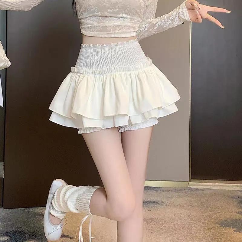 Women s Summer White Ruffled Layered Mini Skirt High Waist Shirred Skirt S білий
Women s Summer White Ruffled Layered Mini Skirt High Waist Shirred Skirt S білий