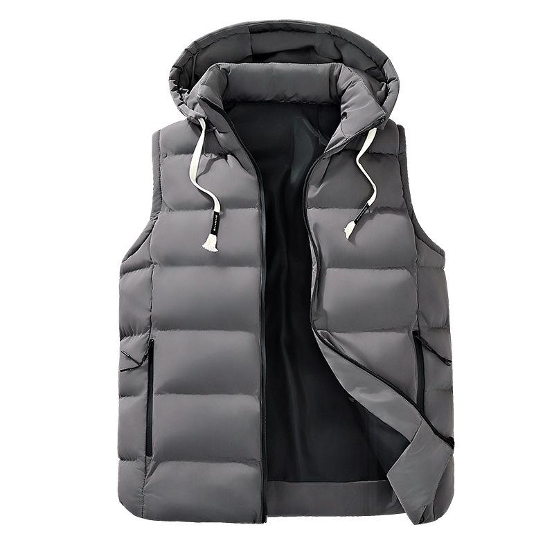 Men s Winter Hooded Thickened Gilet - Trendy Korean Style Warm Vest 4XL сірий колір
Men s Winter Hooded Thickened Gilet - Trendy Korean Style Warm Vest 4XL сірий колір