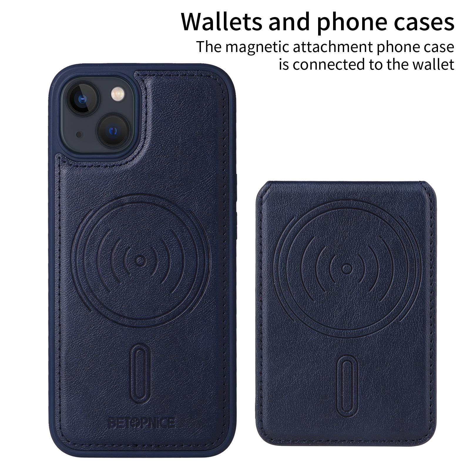 For iPhone 14/iPhone 13 6.1 inch Magnetic Case BETOPNICE RFID Blocking Leather Phone Back Cover with Detachable Card Bag Green
For iPhone 14/iPhone 13 6.1 inch Magnetic Case BETOPNICE RFID Blocking Leather Phone Back Cover with Detachable Card Bag Green