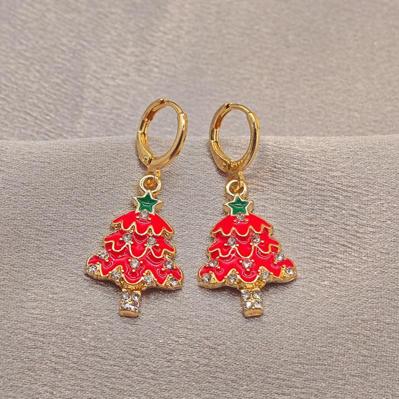 Colorful Christmas Tree Earrings for Women - 2025 Autumn/Winter Niche Design, High-End Ear Clips Electroplated
Colorful Christmas Tree Earrings for Women - 2025 Autumn/Winter Niche Design, High-End Ear Clips Electroplated