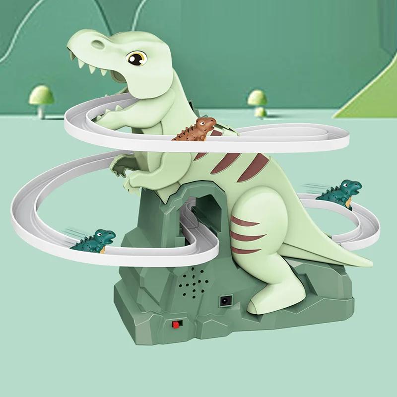 Electric Dinosaur Climbing Slide Plaything With Music, 3 Dinosaurs & Game Fun Car Track Set, Interactive Play For Kids 15cm
Electric Dinosaur Climbing Slide Plaything With Music, 3 Dinosaurs & Game Fun Car Track Set, Interactive Play For Kids 15cm