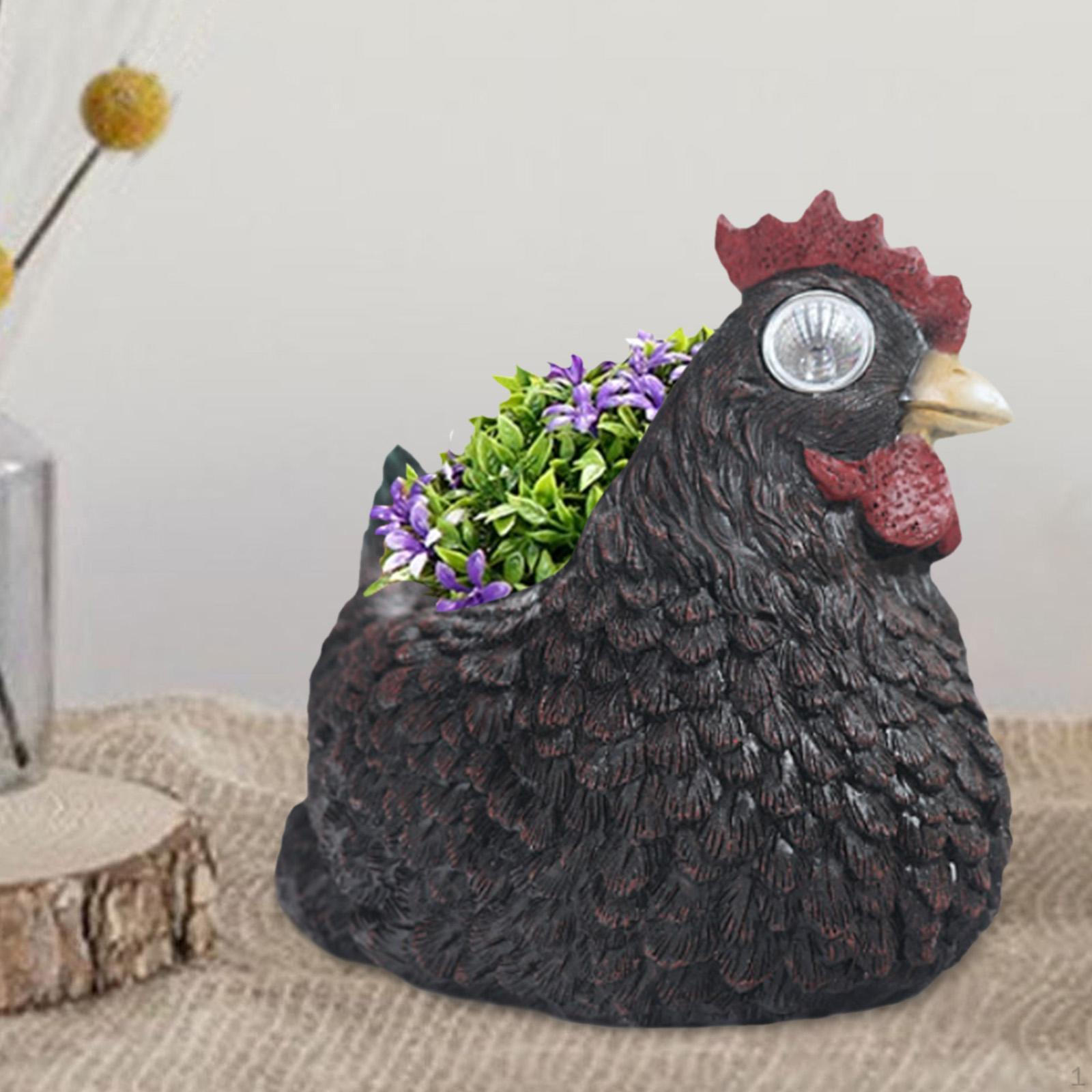Цветочный горшок в виде животного для украшения сада с имитацией курицы чёрный
Цветочный горшок в виде животного для украшения сада с имитацией курицы чёрный