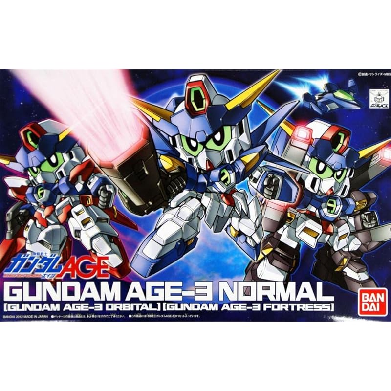 SD Gundam BB Senshi No.372 Mobile Suit Gundam AGE Gundam AGE-3 (Normal Fortress Orbital) Color-coded plastic model
SD Gundam BB Senshi No.372 Mobile Suit Gundam AGE Gundam AGE-3 (Normal Fortress Orbital) Color-coded plastic model