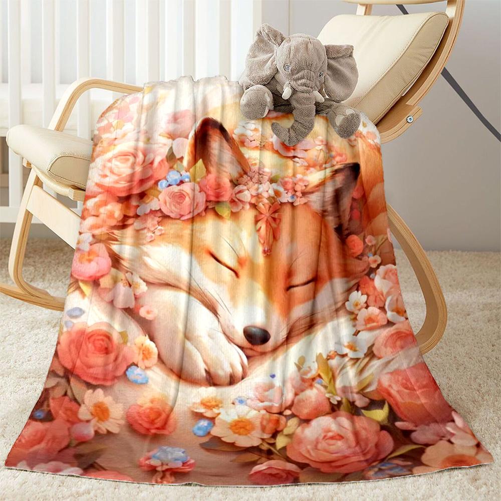 Winter Moonlit Foxes blanket Suitable for offices, travel, living rooms also a good gift for friends and family Suitable for all seasons. 80cmx120cm
Winter Moonlit Foxes blanket Suitable for offices, travel, living rooms also a good gift for friends and family Suitable for all seasons. 80cmx120cm