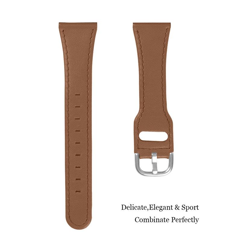 For Garmin Vivoactive 4 Elegant Watch Strap with Stainless Steel Buckle Cowhide Leather Wrist Band (22mm) Brown
For Garmin Vivoactive 4 Elegant Watch Strap with Stainless Steel Buckle Cowhide Leather Wrist Band (22mm) Brown