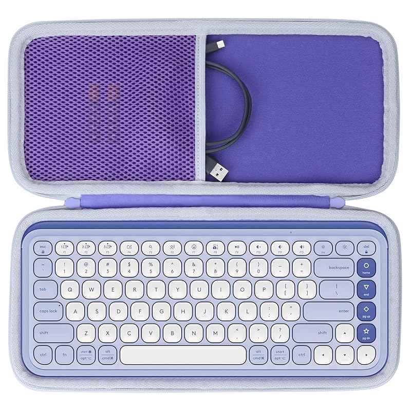 Logitech compatible with Lebakort storage case POP ICON KEYS K680GR K680OW Thin Bluetooth wireless keyboard (purple case)
Logitech compatible with Lebakort storage case POP ICON KEYS K680GR K680OW Thin Bluetooth wireless keyboard (purple case)