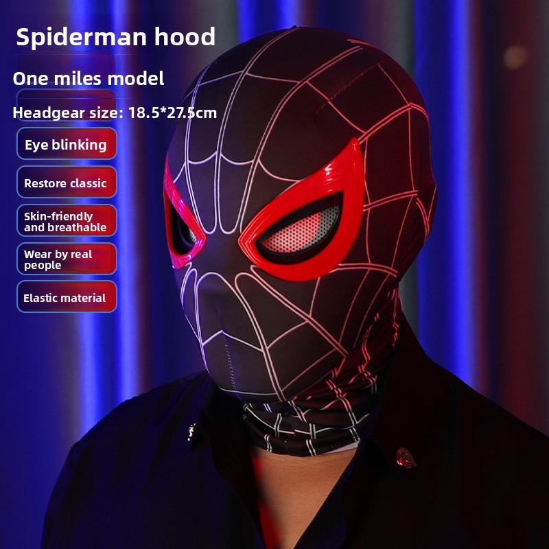 Шолом-маска Людини-павука з рухомими очима, електричним мерехтінням, світлодіодна, надзвичайна, для Різдвяного косплею
Шолом-маска Людини-павука з рухомими очима, електричним мерехтінням, світлодіодна, надзвичайна, для Різдвяного косплею