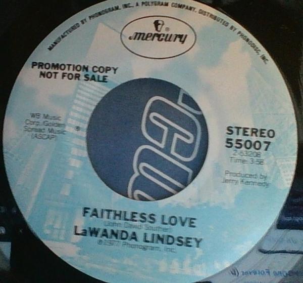 7-дюймовая пластинка LAWANDA LINDSEY - Faithless Love/Gone Forever 55007PROMO Mercury 1977 US Фолк Б/У
7-дюймовая пластинка LAWANDA LINDSEY - Faithless Love/Gone Forever 55007PROMO Mercury 1977 US Фолк Б/У