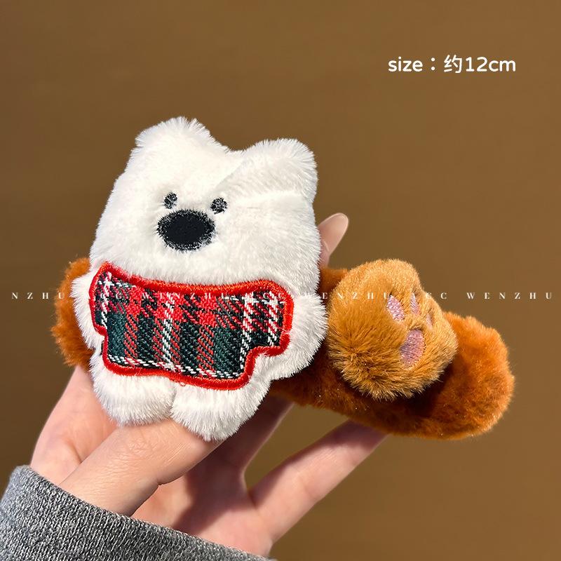 Cute Little Bear Plush Duckbill Clip Large Autumn Winter High-end Hair Women s Back Of Head Bun Headband One Line Grab
Cute Little Bear Plush Duckbill Clip Large Autumn Winter High-end Hair Women s Back Of Head Bun Headband One Line Grab