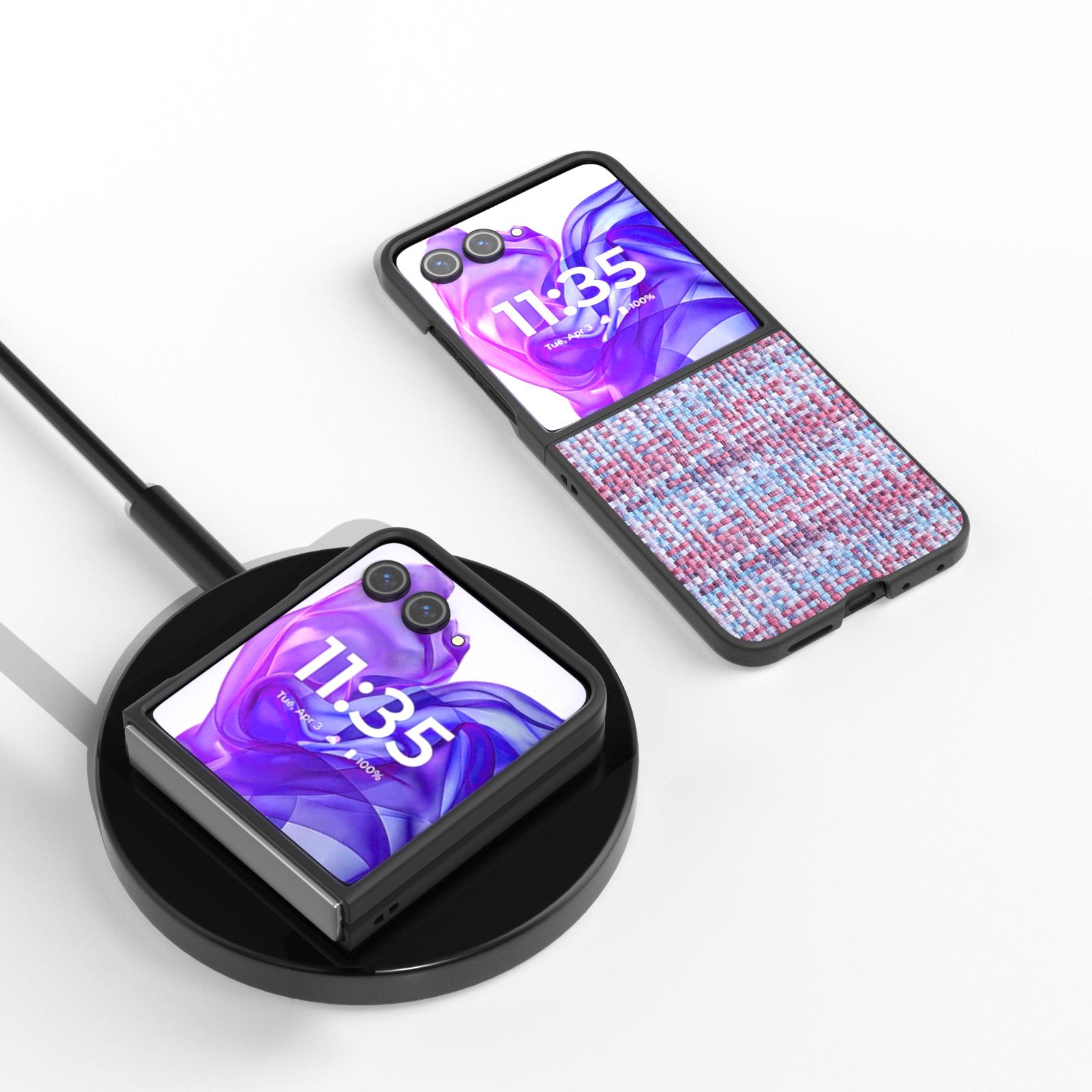 For Motorola Razr 50 Ultra 5G Case Plaid Texture Leather Coated PC Phone Cover Purple
For Motorola Razr 50 Ultra 5G Case Plaid Texture Leather Coated PC Phone Cover Purple