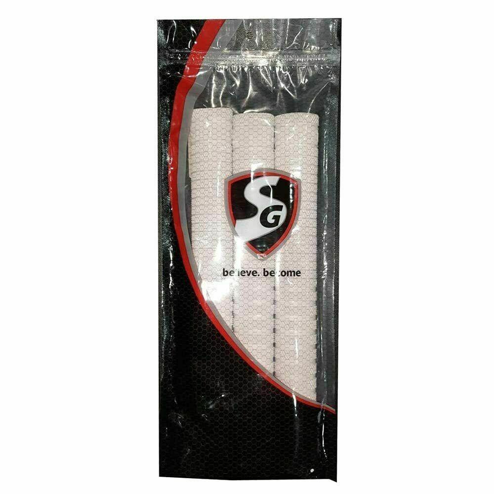 SG Cricket bat Grip White Pack of 3 Multicolor ST259
SG Cricket bat Grip White Pack of 3 Multicolor ST259