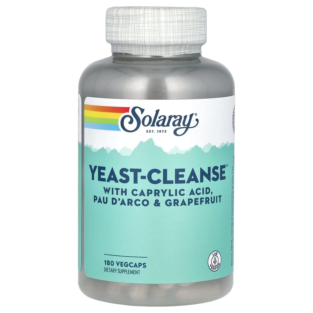 Solaray Yeast-Cleanse Veggie Capsules, 180 Count 180 pcs - 1 ea
Solaray Yeast-Cleanse Veggie Capsules, 180 Count 180 pcs - 1 ea