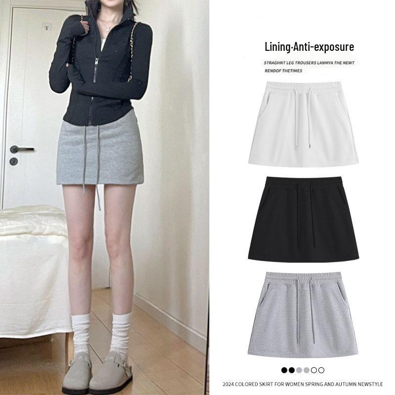 Douyin-Style Grey A-Line High-Waist Sporty Mini Skirt for Women - Summer 2025 L (105-120 jin)
Douyin-Style Grey A-Line High-Waist Sporty Mini Skirt for Women - Summer 2025 L (105-120 jin)