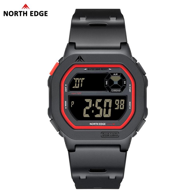 NORTH EDGE X1 Square Screen Digital Watch 2025 Men Women Sportswatch Waterproof 50M Stopwatch Countdown Alarm Clock Reloj Hombre чёрный/красный
NORTH EDGE X1 Square Screen Digital Watch 2025 Men Women Sportswatch Waterproof 50M Stopwatch Countdown Alarm Clock Reloj Hombre чёрный/красный