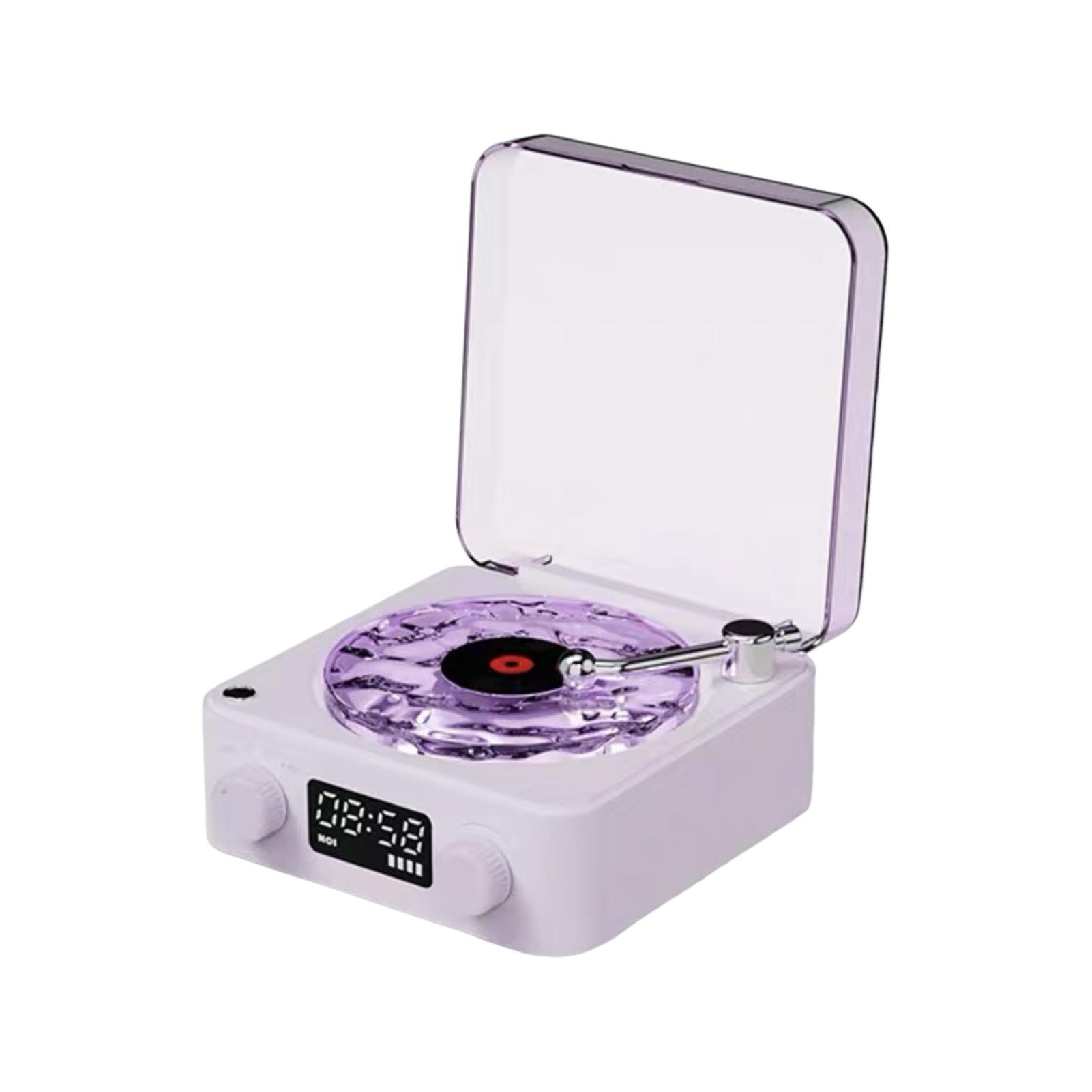 Vinyl Player Bluetooth Speaker with White Noise Retro Turntable Speaker Sleep Aid Speaker with RGB Light
Vinyl Player Bluetooth Speaker with White Noise Retro Turntable Speaker Sleep Aid Speaker with RGB Light