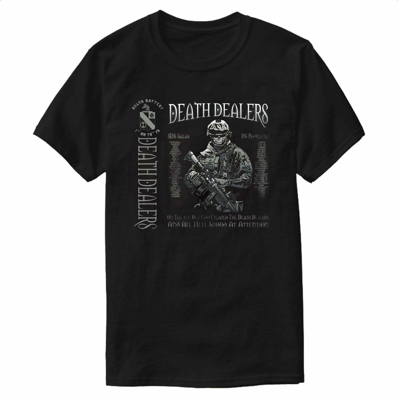 179th Field Artillery Battalion Delta Death Dealers TShirt 100 Cotton ONeck Short Sleeve Casual Mens Tshirt Size S3XL 4XL
179th Field Artillery Battalion Delta Death Dealers TShirt 100 Cotton ONeck Short Sleeve Casual Mens Tshirt Size S3XL 4XL