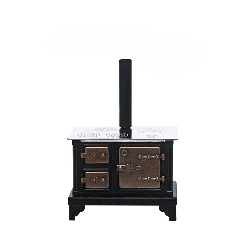 Vintage Cast Iron–Style Stove with Long Chimney – 1:12 Miniature Range for Dollhouse, Fairy Garden & Micro Landscapes, Alloy
Vintage Cast Iron–Style Stove with Long Chimney – 1:12 Miniature Range for Dollhouse, Fairy Garden & Micro Landscapes, Alloy