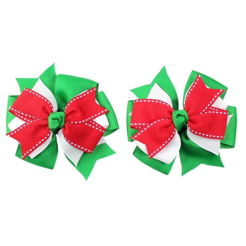 Holiday Spirit Bowknot Hair Clips, Pack of 2pcs Christmas Hair Accessory Hair Pin Decor for Kids and Adults
Holiday Spirit Bowknot Hair Clips, Pack of 2pcs Christmas Hair Accessory Hair Pin Decor for Kids and Adults
