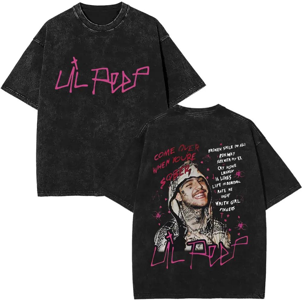 Стирка Винтаж Рэпер Lil Peep Двусторонний Принт Футболки Мужчины Женщины Мода Хип-Хоп Оверсайз Короткий Рукав Футболка Уличная Одежда S
Стирка Винтаж Рэпер Lil Peep Двусторонний Принт Футболки Мужчины Женщины Мода Хип-Хоп Оверсайз Короткий Рукав Футболка Уличная Одежда S