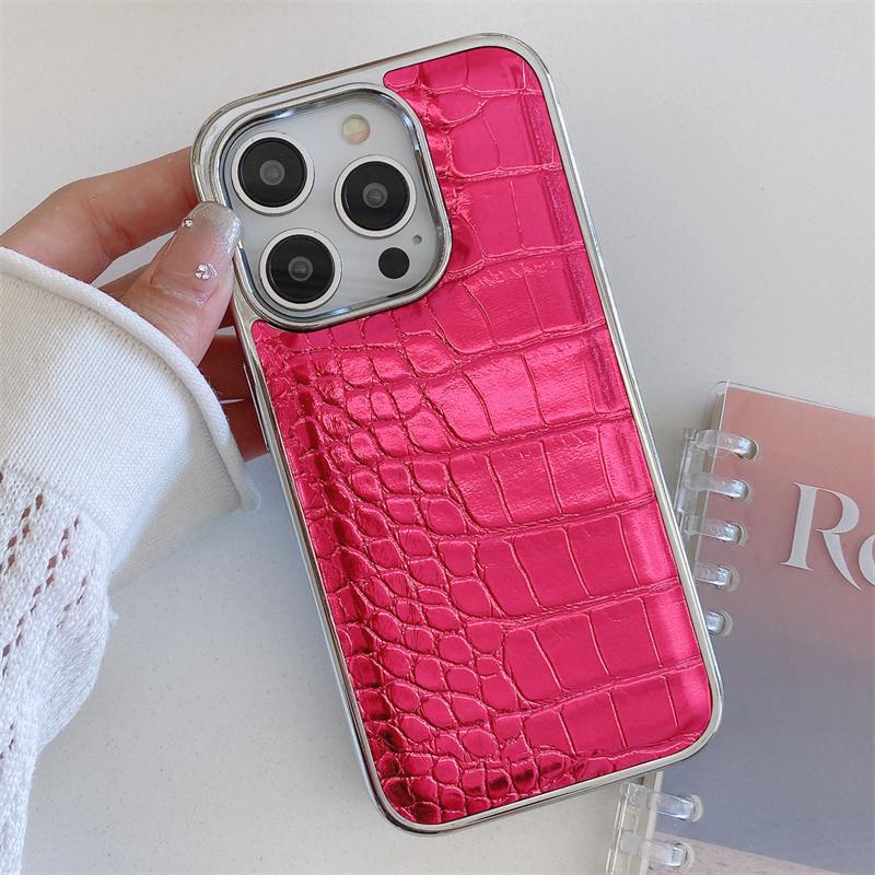Роскошный цветной чехол для телефона с текстурой кожи крокодила для iPhone 17 Air 16 15 14 Plus 13 12 11 Pro Max Позолоченный противоударный чехол For iPhone 15 Pro
Роскошный цветной чехол для телефона с текстурой кожи крокодила для iPhone 17 Air 16 15 14 Plus 13 12 11 Pro Max Позолоченный противоударный чехол For iPhone 15 Pro