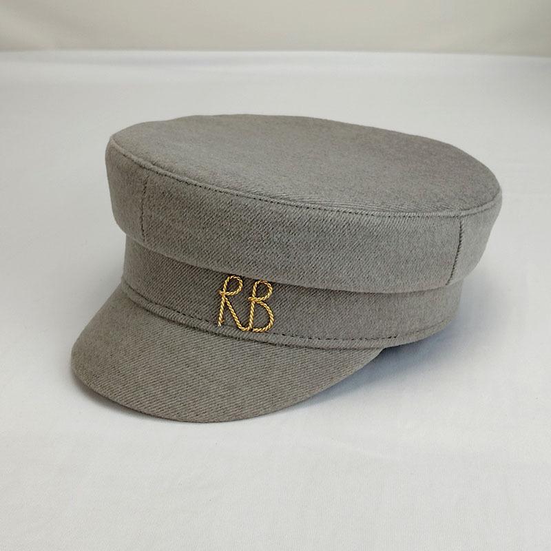 Autumn and Winter Woolen Hat Women s Fashion Rb Newsboy Hat Outdoor Warm Flat Top Navy Hat Metal Label Letter Cap One Size
Autumn and Winter Woolen Hat Women s Fashion Rb Newsboy Hat Outdoor Warm Flat Top Navy Hat Metal Label Letter Cap One Size