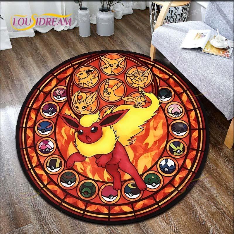 Cartoon Pokemon Print Children Pikachu Carpet Area Rugs Round Carpet for Living Room Floor Mat Flannel Anti-Slip Mat Room Decor 120cm
Cartoon Pokemon Print Children Pikachu Carpet Area Rugs Round Carpet for Living Room Floor Mat Flannel Anti-Slip Mat Room Decor 120cm
