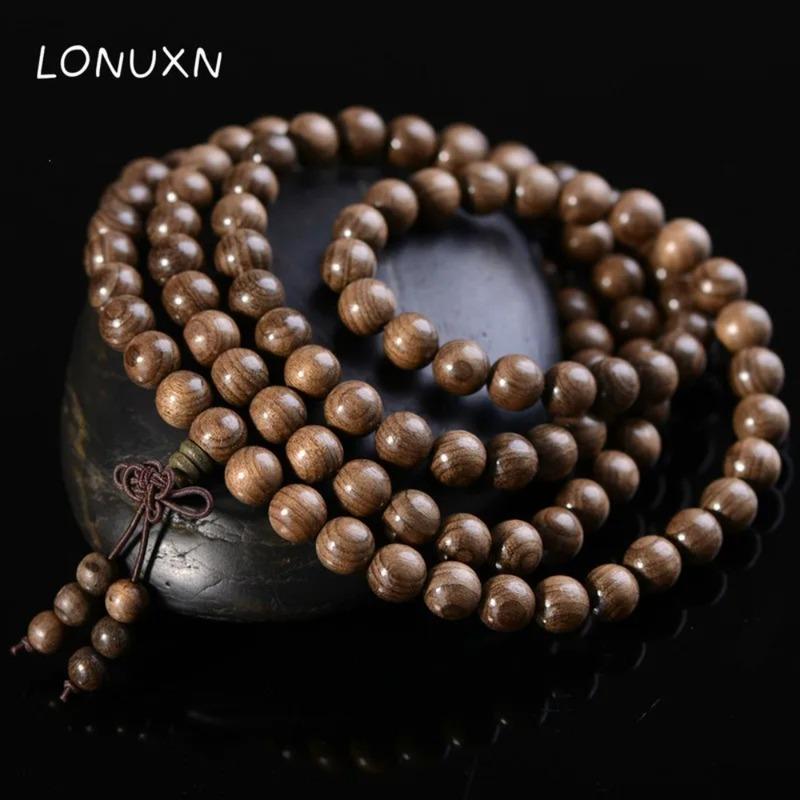 Seaman Agarwood 108*8MM Real Natural Wood Beads Bracelet Tibetan Buddhism Jewelry for Men Women Meditation Prayer Beaded Wooden
Seaman Agarwood 108*8MM Real Natural Wood Beads Bracelet Tibetan Buddhism Jewelry for Men Women Meditation Prayer Beaded Wooden