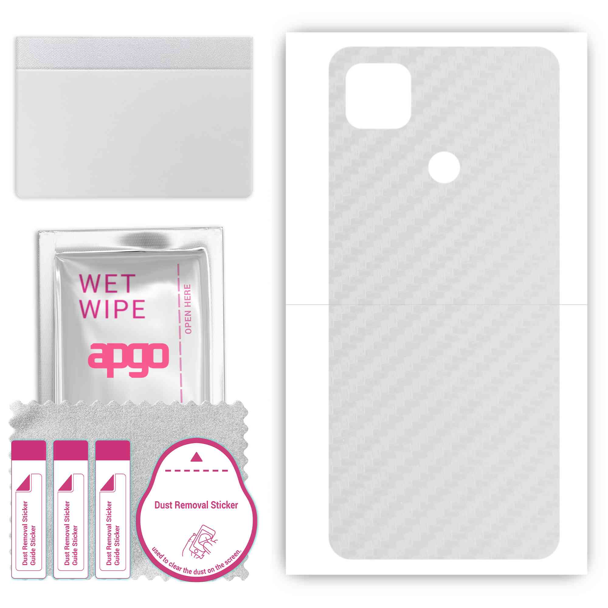 apgo Protective Skin Sticker for the back compatible with Xiaomi POCO C31, Wrap Film, Foil, Vinyl - Pattern Transparent Carbon
apgo Protective Skin Sticker for the back compatible with Xiaomi POCO C31, Wrap Film, Foil, Vinyl - Pattern Transparent Carbon