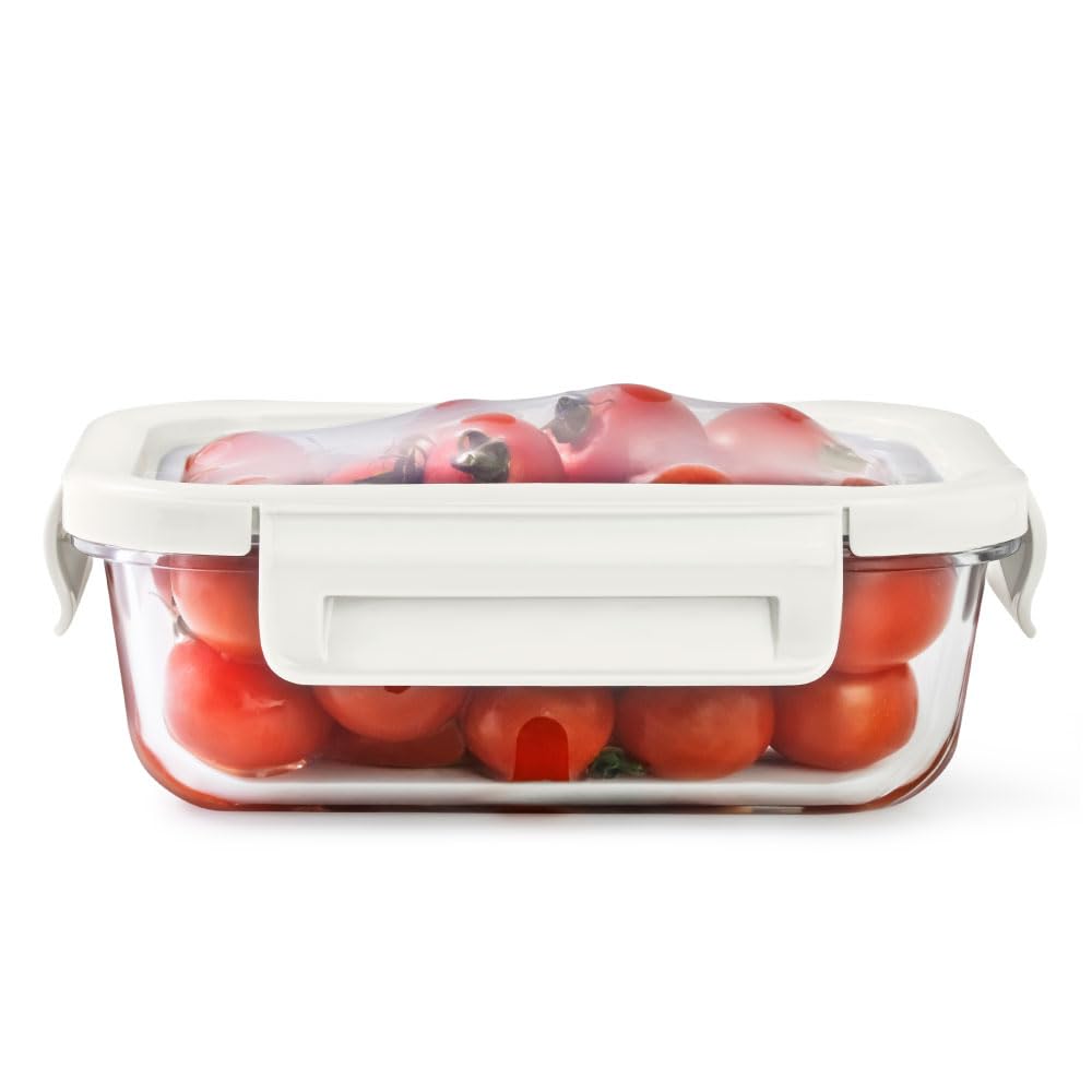 Heat Resistant Glass Storage Container M Size Nikii White 650ml Stretchable Lid Dishwasher Microwave Oven Safe 4 Point Lock Airtight Odor No Color
Heat Resistant Glass Storage Container M Size Nikii White 650ml Stretchable Lid Dishwasher Microwave Oven Safe 4 Point Lock Airtight Odor No Color